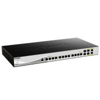 Коммутатор D-Link DXS-1210-16TC/B1A, 12 x 10GBase-T, 2 x 10GBase-X SFP+, 2 x 10GBase-T/SFP+