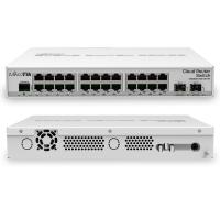 Коммутатор MicroTik CRS326-24G-2S+IN, 24xRJ-45 (1 Гбит/сек) и 2xSFP+ (10 Гбит/сек)