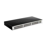 Коммутатор D-Link DGS-1210-52/ME/B2A, 48 портов 1000Base-T и 4 порта 1000Base-X SFP