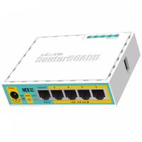 Маршрутизатор MikroTik hEX PoE, RB960PGS, 5x10/100/1000BASE-TX, 1xSFP