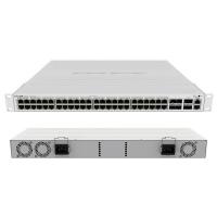 Коммутатор MicroTik CRS354-48P-4S+2Q+RM, 48 портов RJ-45 c PoE, 4 порта SFP+, 2 порта QSFP+