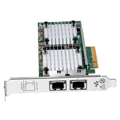 Сетевая карта HPE 656596-B21 Broadcom 57810S двухпортовый 10GBase-T RJ45 PCIe LP для Gen8
