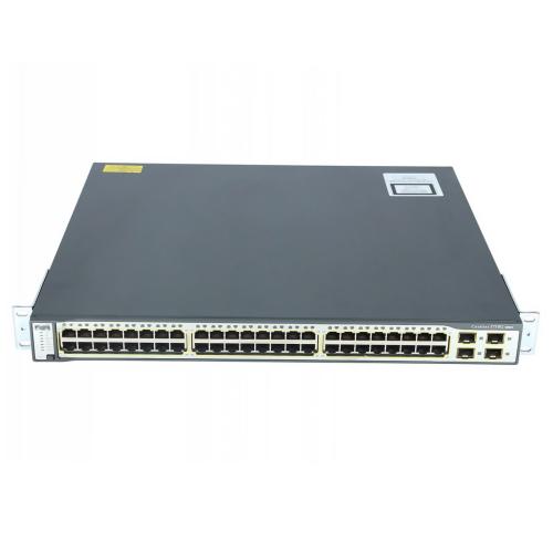 Коммутатор Cisco Catalyst 3750 WS-C3750G-48TS-E 48*10/100/1000T + 4*SFP + IPS Image
