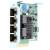 Сетевая карта HP 665240-B21, 669280-001, Intel 4x1Gb