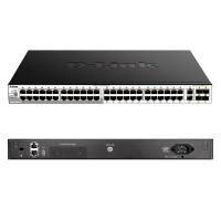 Коммутатор D-Link DGS-3130-54TS B1A, 48x1000Base-T, 2x10GBase-T, 4x10GBase-X SFP+, управляемый