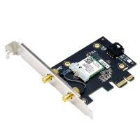 Сетевой адаптер Wi-Fi+ Bluetooth ASUS PCE-BE6500, Wi-Fi 7 BE6500, BT 5.4, PCI-Express x 1 (PCE-BE6500)