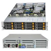 Серверная платформа Supermicro AS-2025HS-TNR 2U с AMD EPYC 9004/9005, 12 отсеков 3.5