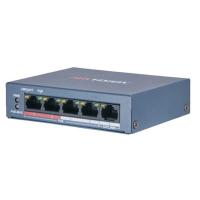 HIKVISION DS-3E0105P-E/M(B) 4 RJ45 100M PoE с грозозащитой 6кВ