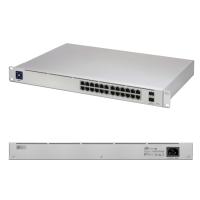 Управляемый L2 коммутатор Ubiquiti USW-24 с 24 × GbE и 2 портами SFP 1G, бесшумный