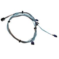 Кабель Supermicro CBL-SAST-0699 Mini SAS HD SFF-8643 на 4xSATA Sideband 75/75/90/90см 12Гбит/с