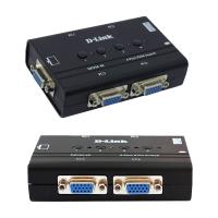 KVM-переключатель D-Link DKVM-4K на 4 порта VGA+PS/2 для управления четырьмя компьютерами