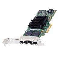 Сетевая карта Intel I350T4V2 I350-T4 4x1GbE RJ45 PCI-E x4 iSCSI NFS VMDq Low Profile