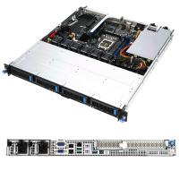 1U стоечный сервер ASUS RS300-E12-RS4 на базе Intel Xeon E-2400 с 4 отсеками горячей замены