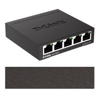 Неуправляемый Gigabit-коммутатор D-Link DGS-1005D на 5 портов, металлический корпус