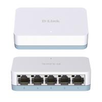 Неуправляемый коммутатор D-Link DES-1005C на 5 портов Fast Ethernet, пластиковый корпус
