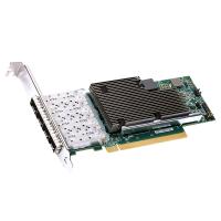 Сетевой адаптер Dell 540-BDLL Broadcom 57454 Quad Port 10GbE BASE-T PCIe Low Profile RJ45