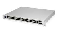 Коммутатор Ubiquiti USW-Pro-48-POE, 48 гигабитный портов RJ-45 и 4 порта 10G SFP+