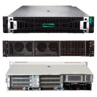 Стоечный сервер HPE ProLiant DL385 Gen11 P53925-B21 форм-фактора 2U с двумя процессорами AMD EPYC 9334 и 8 отсеками 3.5