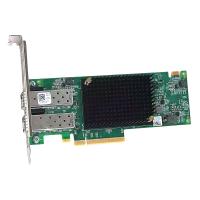 HBA-адаптер Dell Emulex LPe36002 двухпортовый 64Gb FC Full Height