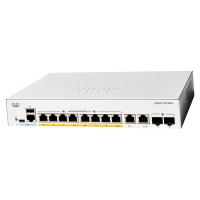Коммутатор Cisco Catalyst 1300 C1300-8P-E-2G с 8 портами с PoE+