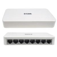 Неуправляемый коммутатор D-Link DES-1008C на 8 портов Fast Ethernet, пластиковый корпус
