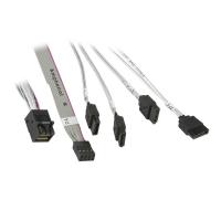 Кабель Supermicro CBL-SAST-0631 MINI SAS HD - 4 SATA 55см 12Gb/s