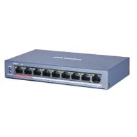 Коммутатор HIKVISION DS-3E0109P-E/M(B), неуправляемый