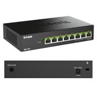 Неуправляемый PoE++ коммутатор D-Link DMS-108P с 8 портами 2,5G и PoE-бюджетом 230 Вт