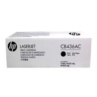 CB436AC, Оригинальный тонер картридж HP 36A, чёрный, 2000 страниц