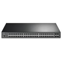 Коммутатор TP-LINK JetStream SG3452P, 48 портов с PoE+ и 4 порта SFP