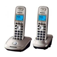 Телефон Panasonic KX-TG2512RUN (платиновый/золотой)