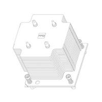 Радиатор Gooxi 3.04.903.0040 2U4HP LGA3647 108x78x64мм TDP 205W платформа G2DE-B