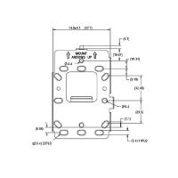 Настенный кронштейн Cisco AIR-AP-BRACKET-W4 для вертикального монтажа точки доступа Catalyst 9105AXW
