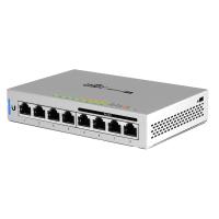 Коммутатор Ubiquiti US-8-60W, PoE, 8 портов Gigabit RJ45, 802.3af