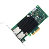 Intel X550T2BLK двухпортовый сетевой адаптер 10 Гбит/с с разъемами RJ-45 на плате