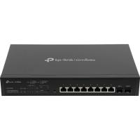 Коммутатор TP-LINK JetStream Smart SG2210MP, 8 портов 1G и 2 порта SFP