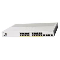 Коммутатор Cisco Catalyst 1300 C1300-24P-4G с 24 портами с PoE+