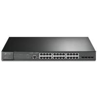 Коммутатор TP-LINK JetStream SG3428MP, 24 порта с PoE+ и 4 порта SFP