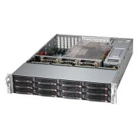 Серверный корпус Supermicro CSE-826BAC4-R920LPB 2U с 12 отсеками 3,5