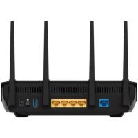 Роутер беспроводной ASUS RT-AX5400 4 LAN, 1000 Мбит/с, 4 (802.11n), 5 (802.11ac), 6 (802.11ax), 1 x USB 3.2, 3G, 4G/LTE, IPv6 черный