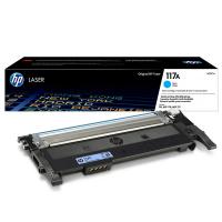 W2071A, Оригинальный тонер картридж HP 117A, голубой, 700 страниц
