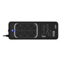 ИБП CBR [LGT-650H-6F-LDB] Offline 650VA/360W 5Ah12V 6 x Shuko+ Breaker