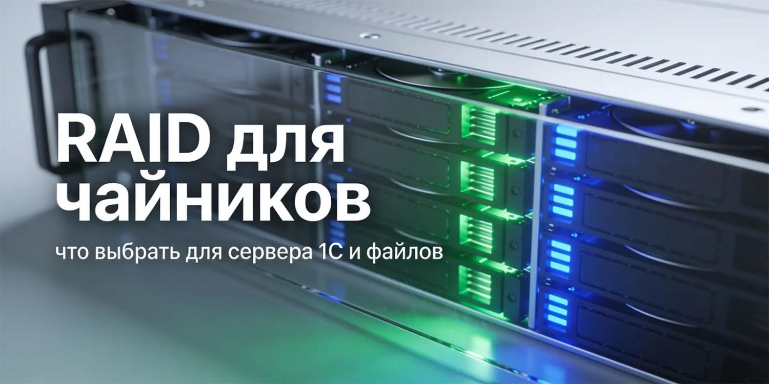 RAID для чайников: что выбрать для сервера 1С и файлов RAID для чайников: что выбрать для сервера 1С и файлов