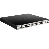 Коммутатор D-Link DGS-1210-52MPP ME B3A, 48x10/100/1000Base-T, 4x1000Base-X SFP, управляемый