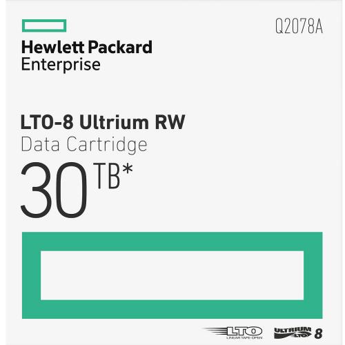 Ленточный картридж HPE Q2078A 30 Тб LTO-8 Ultrium RW