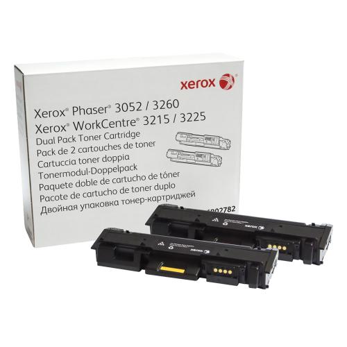 Двойной комплект оригинальных черных картриджей Xerox 106R02782 для принтеров Phaser и WorkCentre