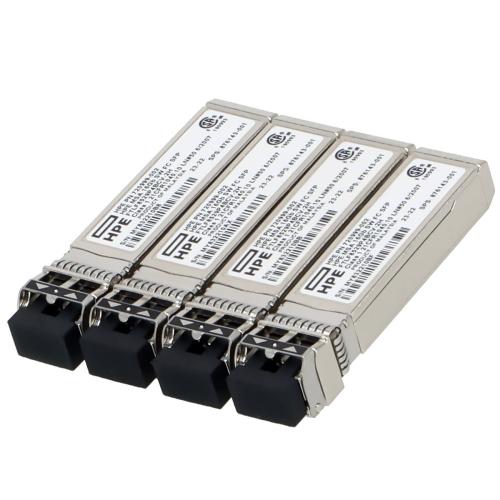 Оригинальный комплект из 4 трансиверов HPE C8R24B SFP+ 16Гб/с для MSA 1040/2040