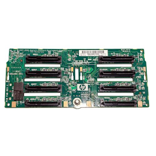 Плата расширения HP 507690-001 backplane board for 8-bay SFF hdd