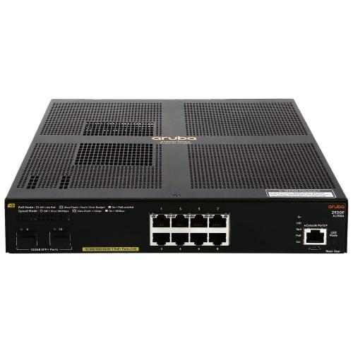 Коммутатор HPE JL258A Aruba 2930F 8G PoE+ 2SFP+