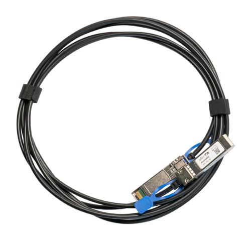 Кабель Mikrotik XS+DA0003, 1/10/25 Гбит/с, 3 метра, коннекторы SFP/SFP+/SFP28